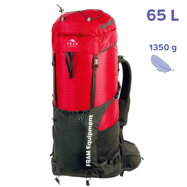 

Рюкзак Tempo 65L красный