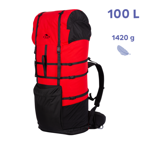 

Рюкзак Osh 100L L красный-черный