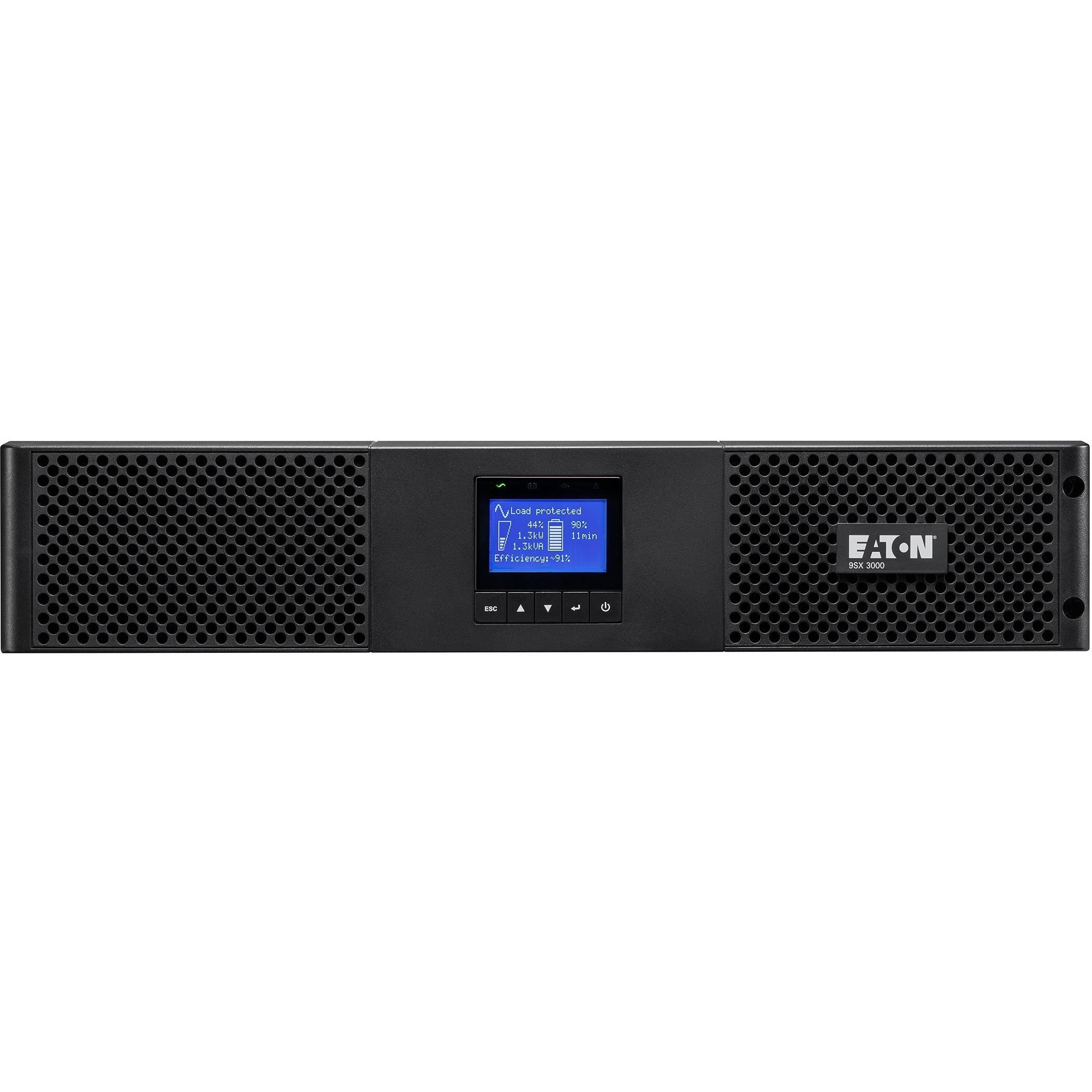 ИБП Eaton 9SX, 1000VA/900W, RM 2U, LCD, USB, RS232, 6xC13 (9SX1000IR) фото 1