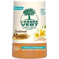 Дезодорант L'Arbre Vert Monoi с кокосовым маслом и экстрактом цветов тиаре 50мл