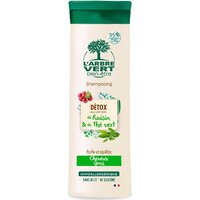 Детокс-шампунь для жирного волосся L`Arbre Vert з екстрактами винограду та зеленого чаю 250мл