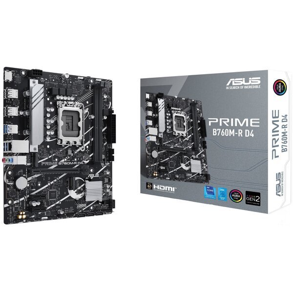 Материнcкая плата ASUS PRIME B760M-R D4