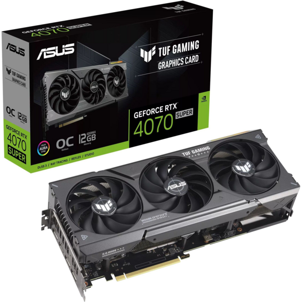 

Видеокарта ASUS GeForce RTX 4070 SUPER 12GB GDDR6X OC