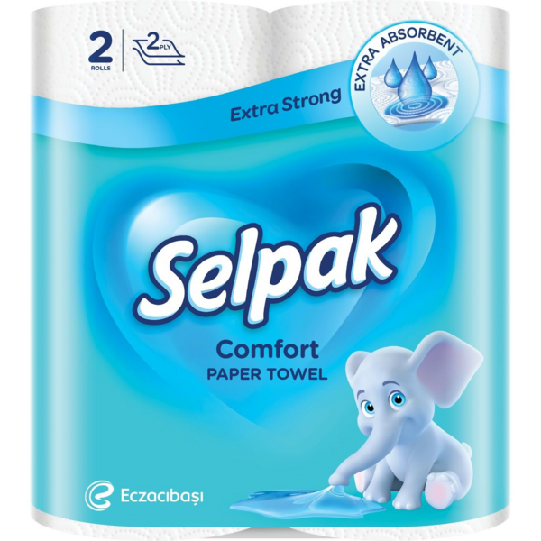 Бумажные полотенца Selpak Comfort 2шт