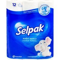 Бумажные полотенца Selpak для кухни 3 слоя 12шт