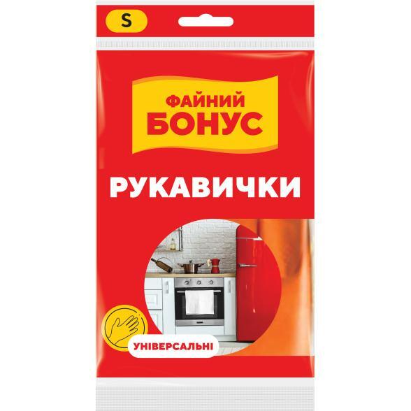 

Перчатки резиновые универсальные Бонус Эконом размер S 1 пара