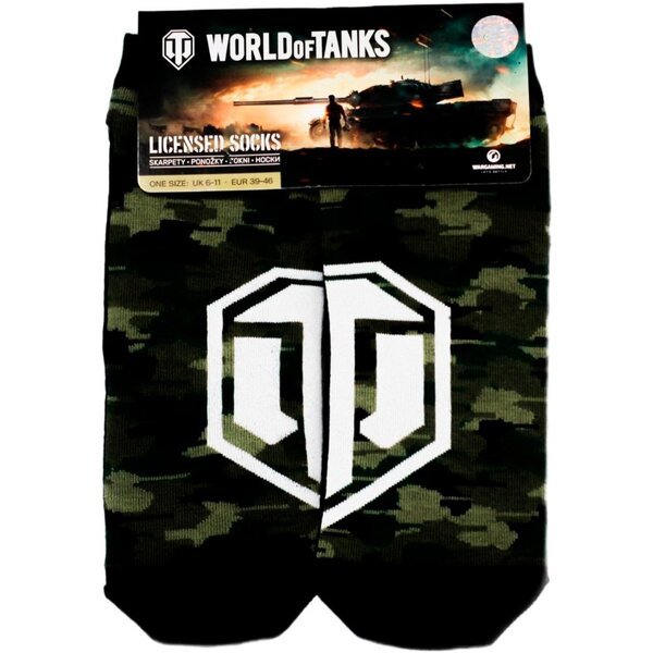 Носки WoT Green Camo Ankle (5908305235101)