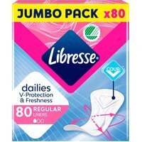 Прокладки гігієнічні щоденні Libresse Dailies Protect Fresh Regular 80шт