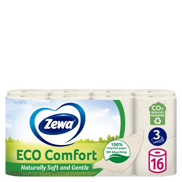 

Туалетная бумага Zewa Eco Comfort 3 слоя 16шт