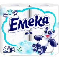 Туалетний папір Emeka White 3 шари 4шт