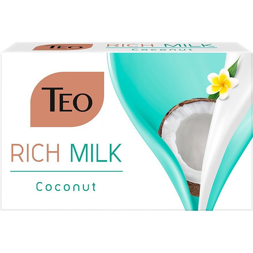 Мило туалетне Тео Rich Milk Coconut 90гфото1