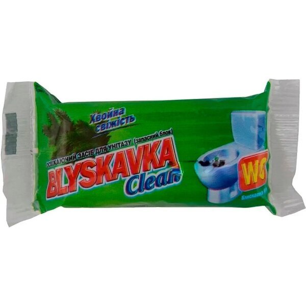 

Освежающее средство для унитаза Blyskavka Clean Хвойная свежесть (запасной блок)