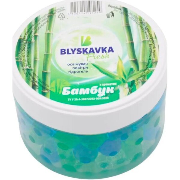 Освежитель воздуха гидрогелевый Blyskavka Fresh Бамбук
