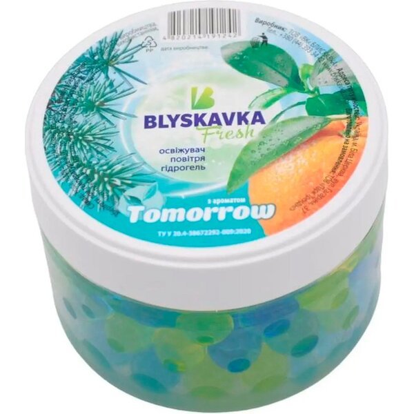 Освежитель воздуха гидрогелевый Blyskavka Fresh Tomorrow