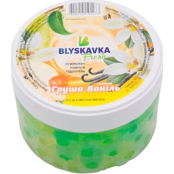 Освежитель воздуха гидрогелевый Blyskavka Fresh Ваниль-Груша