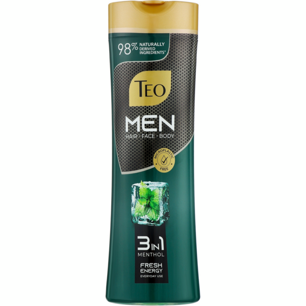 Шампунь Teo Men Menthol 3 in 1 350мл