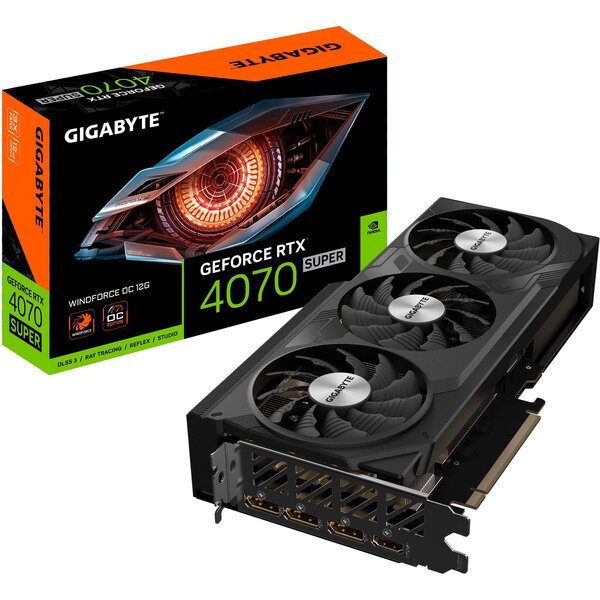 Акція на Видеокарта GIGABYTE GeForce RTX 4070 SUPER 12GB GDDR6 WINDFORCE OC від MOYO