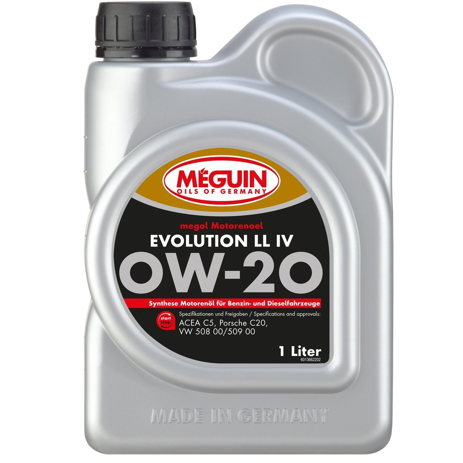 Моторное масло Meguin Evolution LL IV SAE 0W-20 1л (33026) фото 