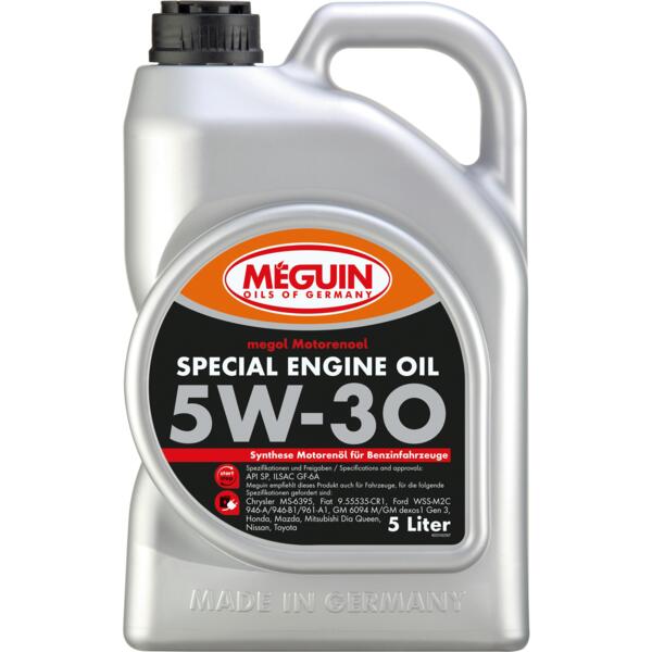 

Моторное масло Meguin Special Engine Oil SAE 5w-30 5л (33102)