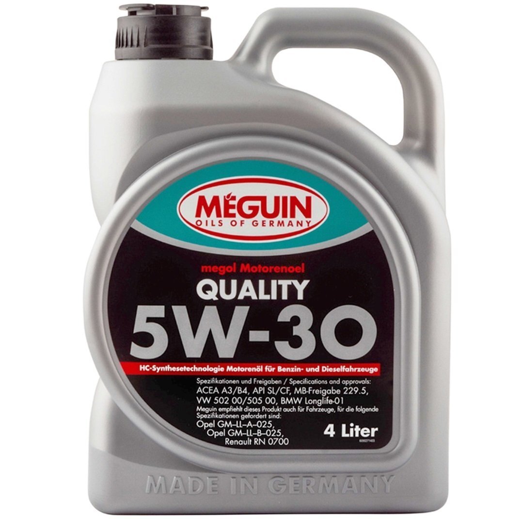 Моторна олива Meguin Quality SAE 5W-30 4л (9027)фото1