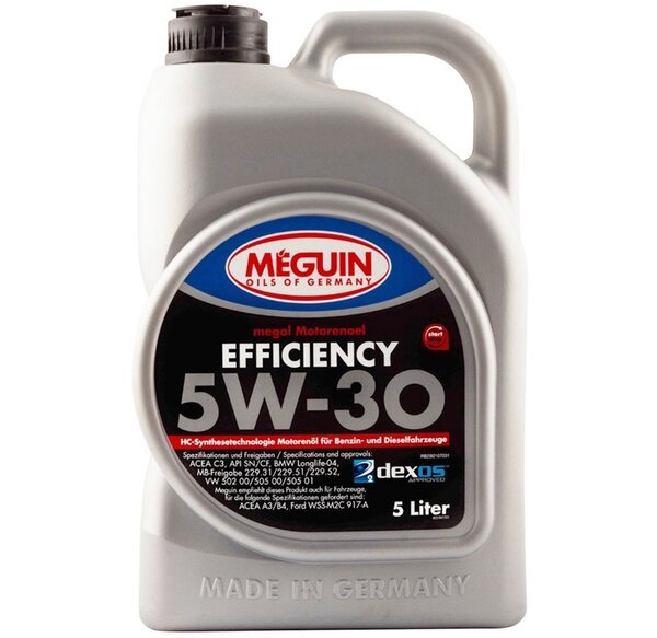 Моторное масло Meguin Efficiency SAE 5W-30 5л (3194)