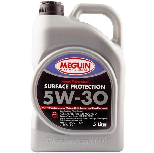 

Моторное масло Meguin Surface protection SAE 5W-30 5л (3192)