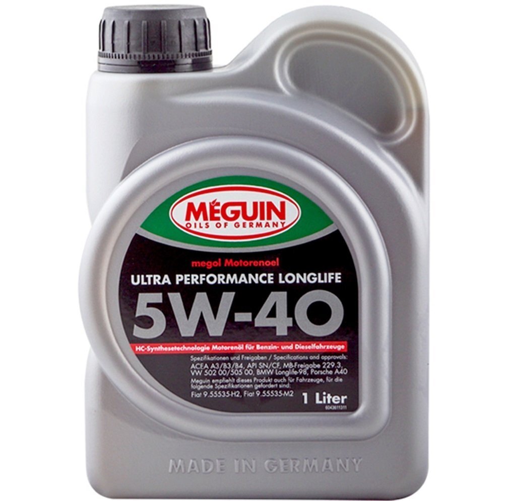 Моторное масло Meguin Ultra Performance Longlife SAE 5W-40 1л (4361) фото 1