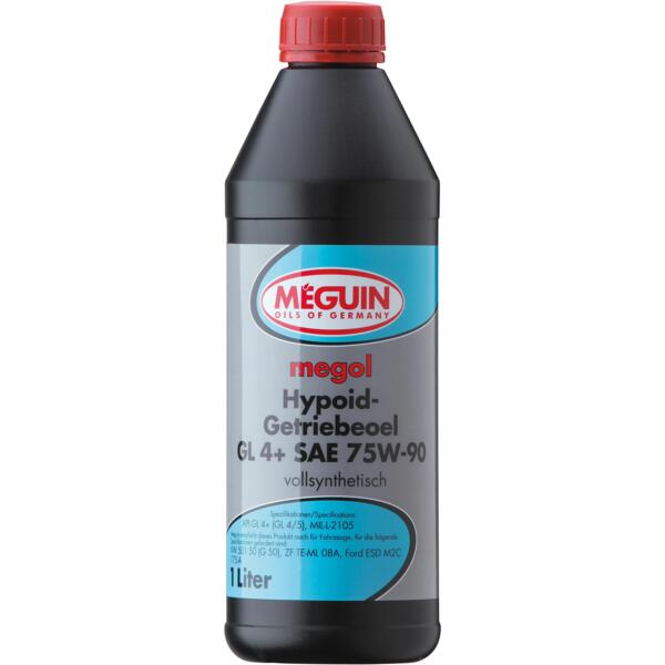 

Масло трансмиссионное Meguin Hypoid-Getriebeoel GL4+ SAE 75W-90 1л (3535)