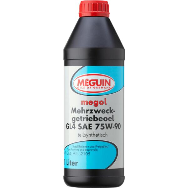 

Масло трансмиссионное Meguin Mehrzweck-Getriebeoel GL4 SAE 75W-90 1л (4867)