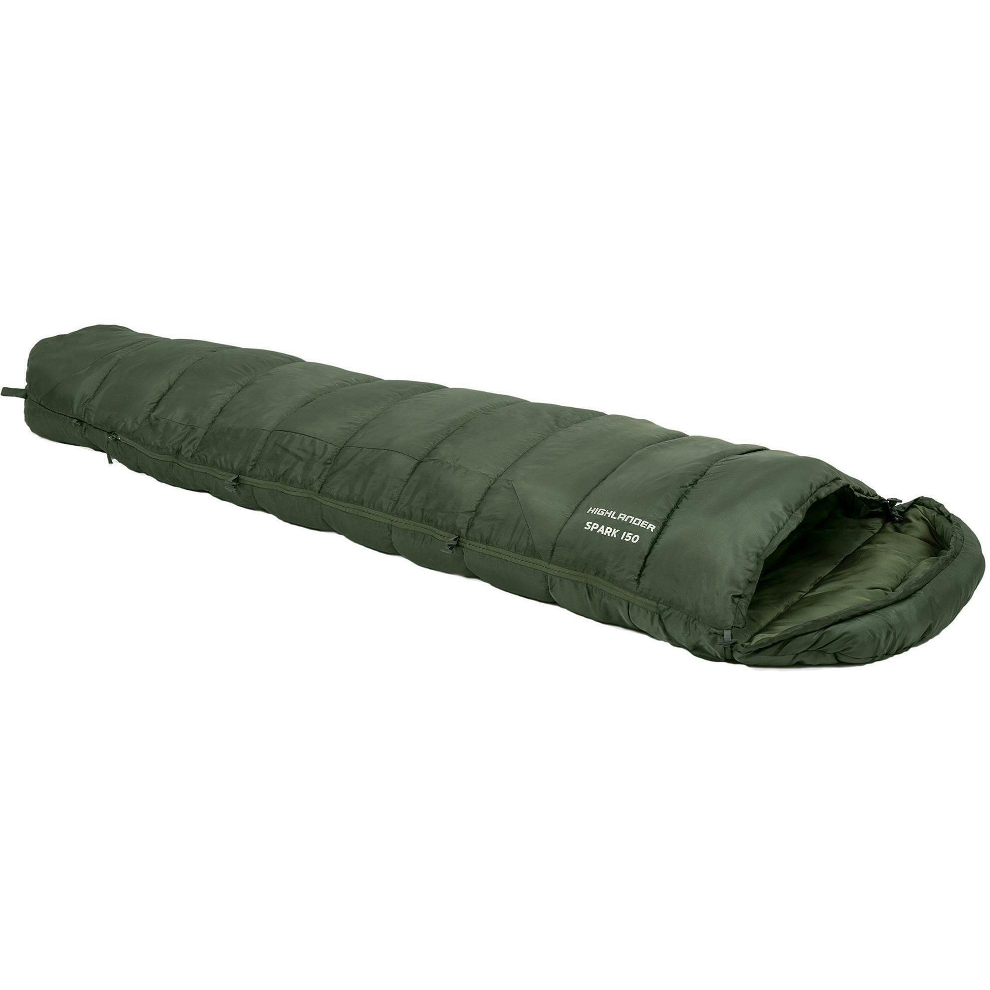 Спальный мешок Highlander Phoenix Spark 150/+4°C Olive Green Left (SB242-OG) фото 1