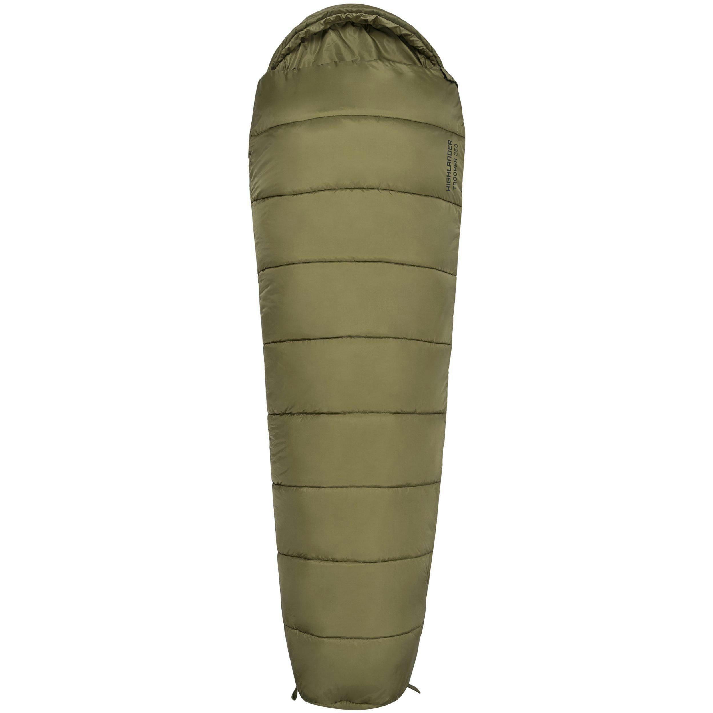 Спальный мешок Highlander Trooper 250/+5°C Ranger Green Left (SB252-RG) фото 1