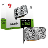 Видеокарта MSI GeForce RTX 4060 8GB GDDR6 VENTUS 2X WHITE OC (912-V516-032)