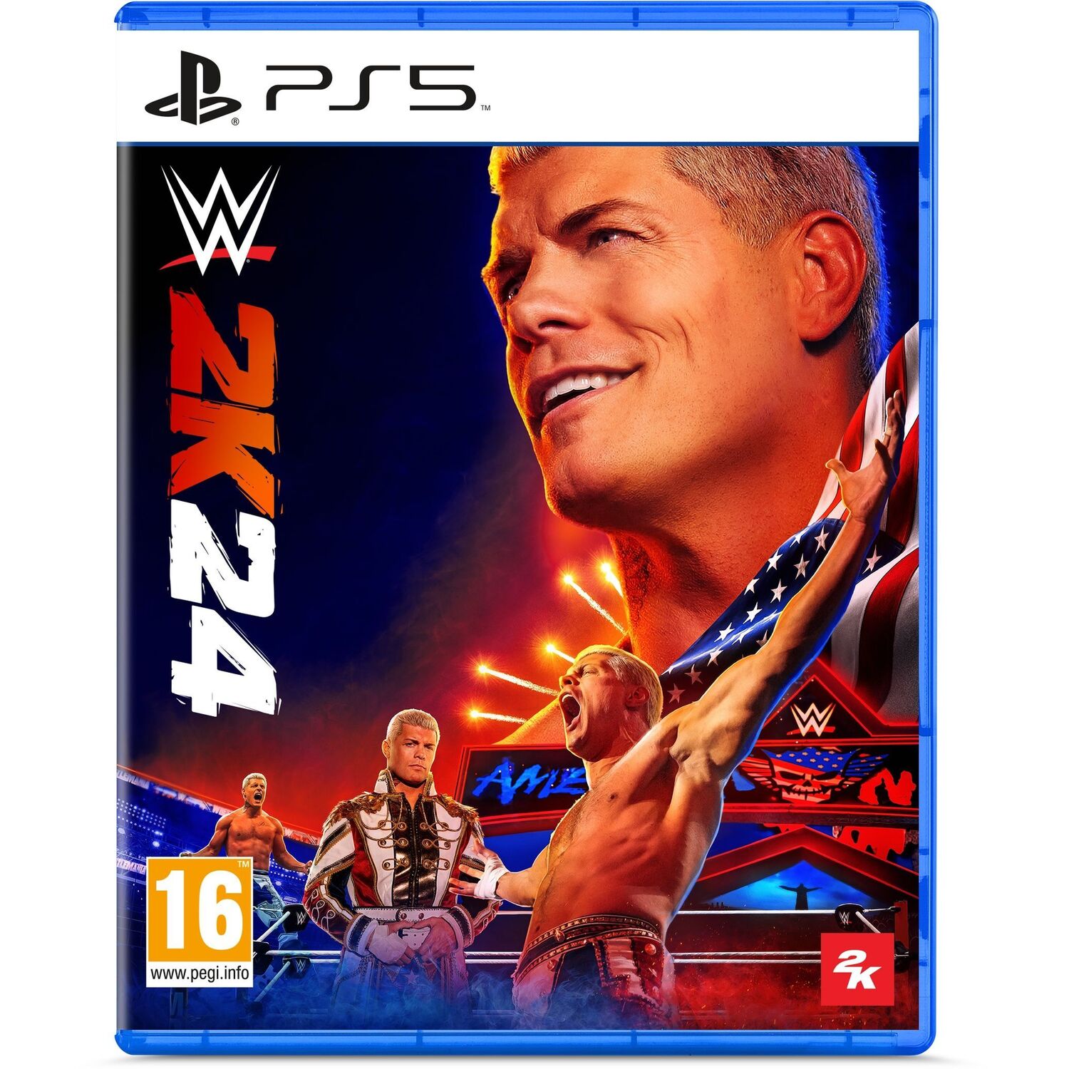 Игра WWE 2K24 (PS5, Английский язык) фото 