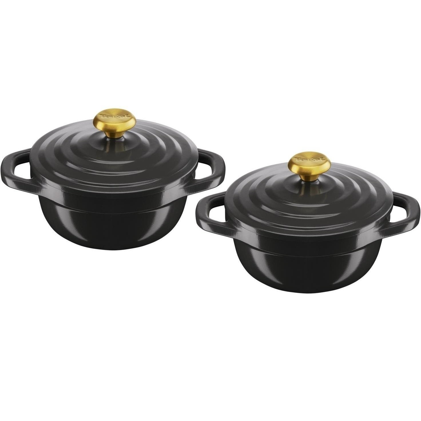 Набор посуды Tefal Air, 4 предмета, черный (E255S255) фото 