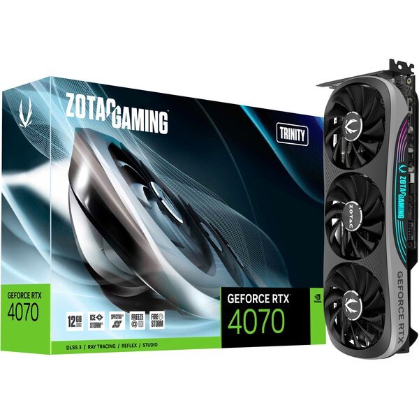 

Видеокарта ZOTAC GeForce RTX 4070 12GB GDDR6X Trinity (ZT-D40700D-10P)
