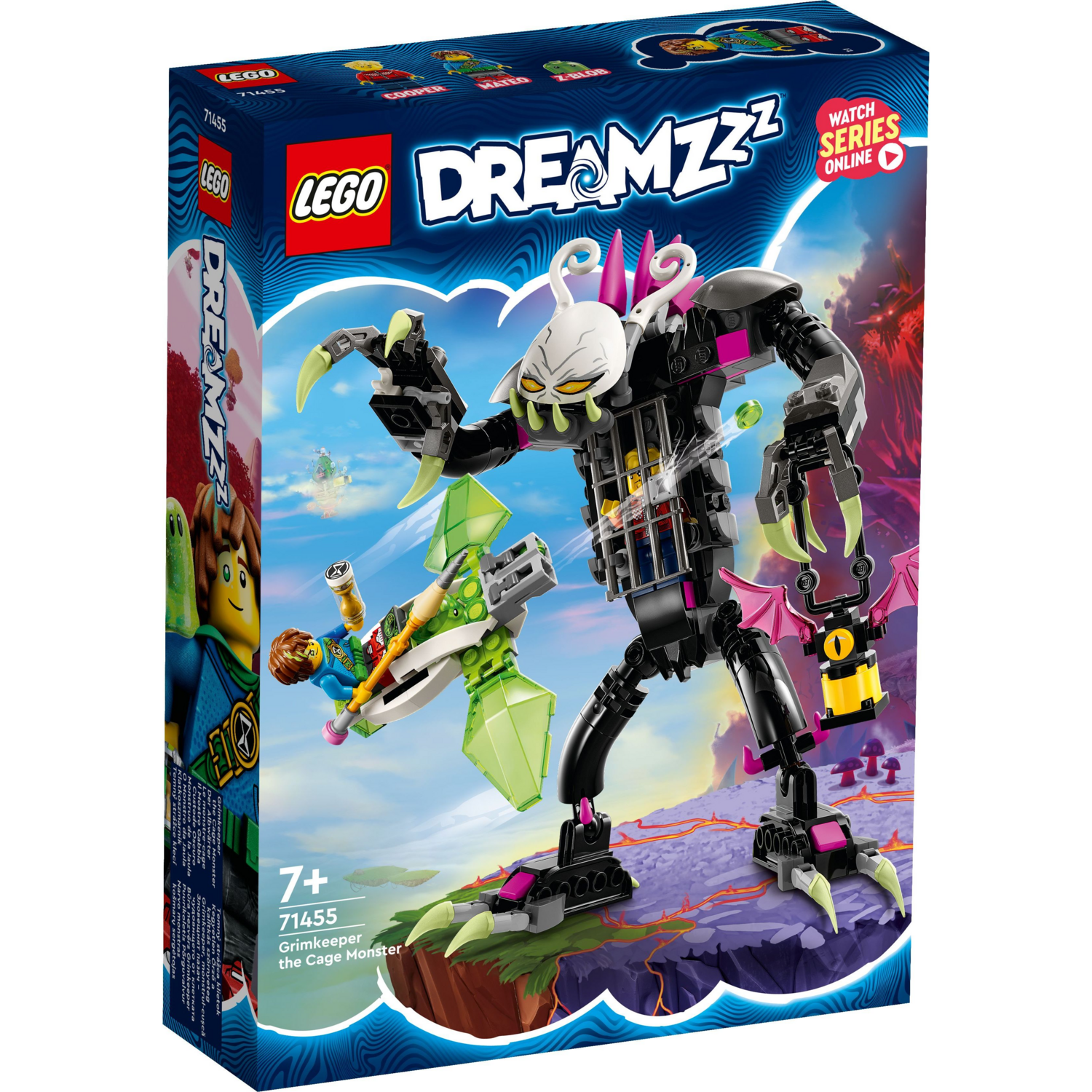 LEGO 71455 Dreamzzz Гримкипер, монстр с клеткой фото 
