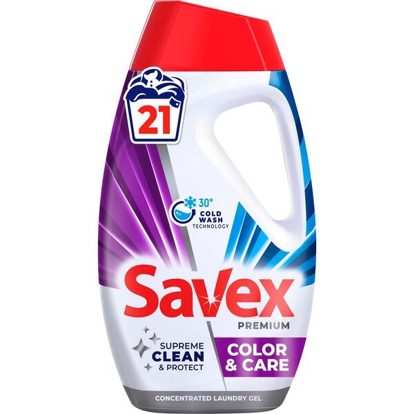 

Гель для стирки Savex Premium Color & Care 945мл