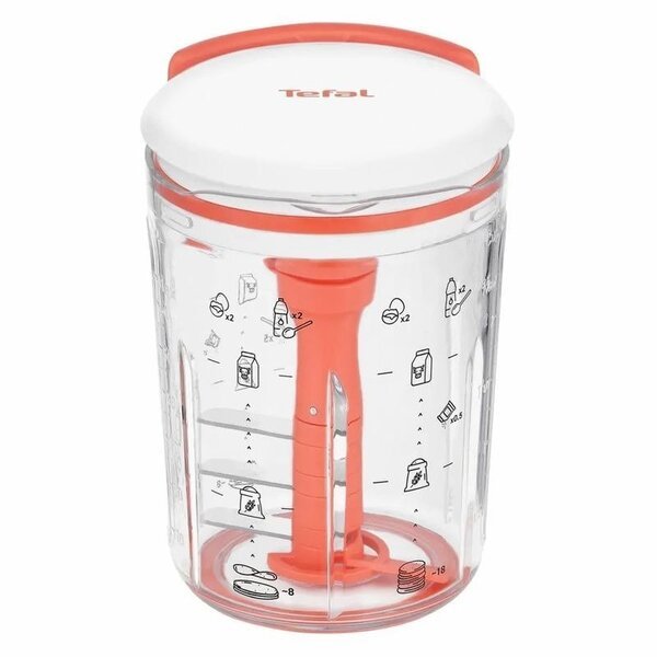 

Экспресс смешиватель для теста Tefal 900 мл, бело-красный (K1844404)