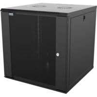 Шкаф MIRSAN 19", 12U, WTC, 600x600 мм, максимально 80 кг, черный (MR.WTC12U66DE.01)