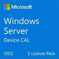 Лицензия доступа Microsoft Windows Server 2022 CAL 5 Device англ, ОЕМ без носителя (R18-06430)