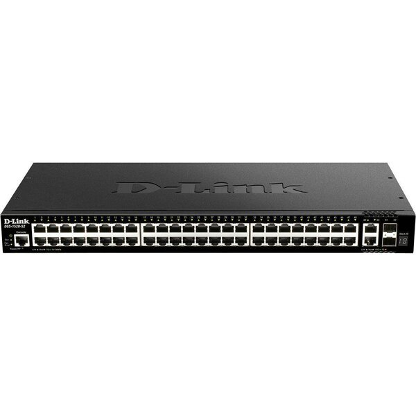 Коммутатор D-Link DGS-1510-52X 48xGE, 4xSFP+, SmartPro (DGS-1520-52)