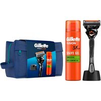 Подарунковий набір Gillette Fusion Proglide Бритва з 1 змінним картриджем + Гель для гоління 200мл + Косметичка