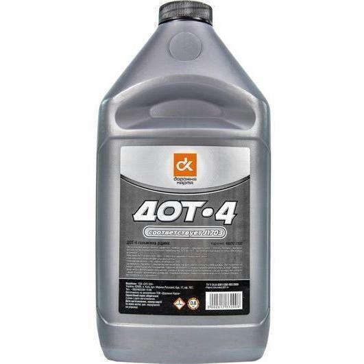 Тормозная жидкость Дорожня карта DOT-4 0,8кг (4802617332) фото