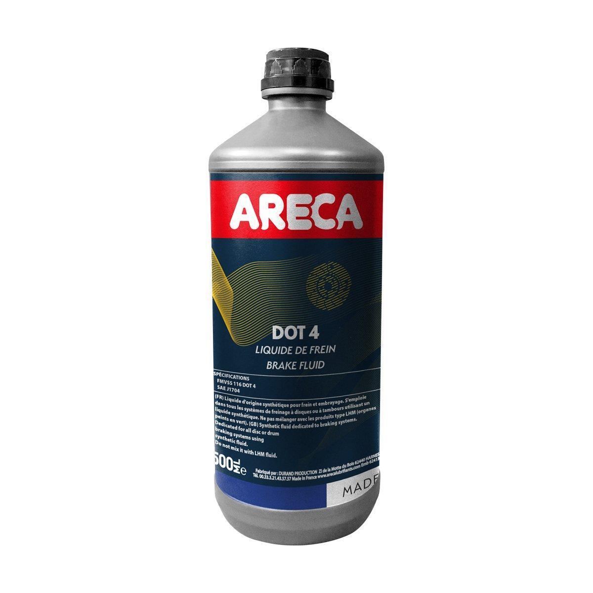 Гальмівна рідина Areca Liquide de Frein DOT-4 0,5л (105122)фото1