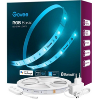 Стрічка світлодіодна розумна Govee H615A RGB Smart Wi-Fi + Bluetooth LED Strip Lights 5м, білий (H615A3A3)