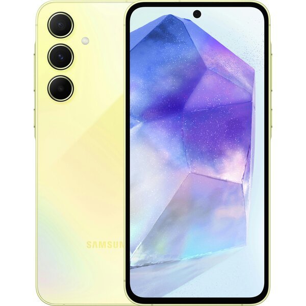 Акція на Смартфон Samsung Galaxy A55 5G 8/256Gb Awesome Lemon (SM-A556BZYCEUC) від MOYO