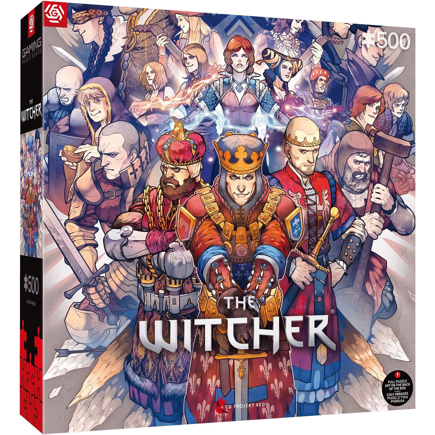 Пазл The Witcher: Northern Realms 500 ел. (5908305246756)фото