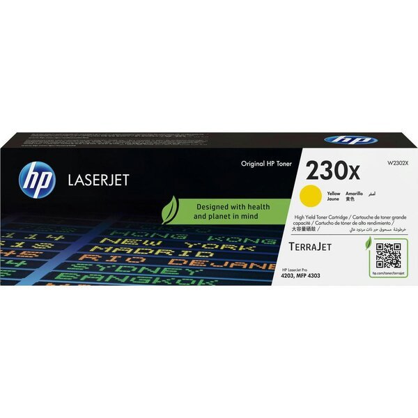 Акція на Картридж лазерный HP 230X CLJ Pro 4203/4303 Yellow (5500стр) (W2302X) від MOYO