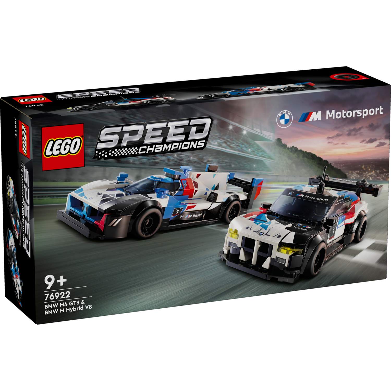 76922 Конструктор LEGO Speed ​​Champions Автомобили для гонки BMW M4 GT3 и BMW M Hybrid V8 фото 
