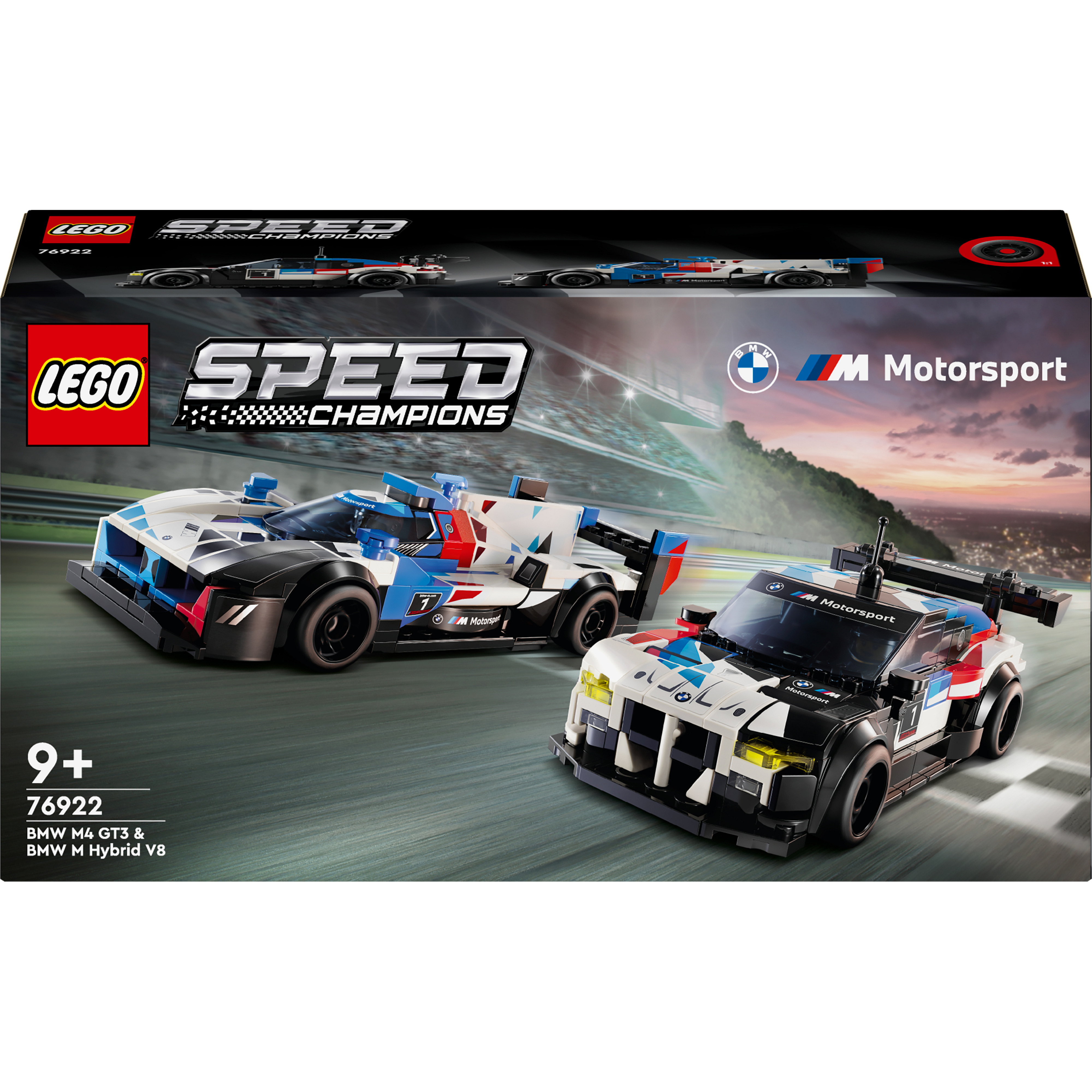 LEGO 76922 Speed Champions Автомобілі для гонок BMW M4 GT3 та BMW M Hybrid V8фото1
